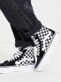 Фото #7 товара Vans SK8-Hi Platform trainers in black and white checkerboard