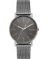 Фото #1 товара Часы и аксессуары Skagen Наручные часы Signatur из нержавеющей стали Gunmetal с мешковым браслетом 40 мм