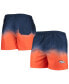 Фото #2 товара Men's Navy, Denver Broncos Dip-Dye Swim Shorts