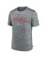 ფოტო #3 პროდუქტის Men's Heather Gray Washington Nationals Authentic Collection Velocity Performance Practice T-shirt