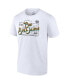 ფოტო #3 პროდუქტის Men's White 2022 NCAA Men's Basketball Tournament March Madness Team Bracket T-shirt