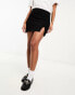 Фото #12 товара ASOS DESIGN denim power stretch mini skirt in washed black