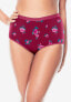 ფოტო #3 პროდუქტის Plus Size Cotton Brief 10-Pack