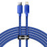 Фото #1 товара Kabel przewód do szybkiego ładowania i transferu danych USB-C Iphone Lightning 20W 2m niebieski