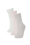 Фото #1 товара НоскиDefactoWomen 3-Piece Cotton Socks