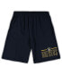 ფოტო #4 პროდუქტის Men's Heathered Gray and Navy Milwaukee Brewers Big and Tall T-shirt and Shorts Sleep Set