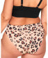 ფოტო #2 პროდუქტის Plus Size Nina Swimwear High-Waist Bikini Bottom