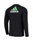 Фото #2 товара Men's Black Seattle Sounders FC Local Pop AEROREADY Long Sleeve T-Shirt