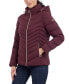 Women's Hooded Packable Down Puffer Coat, Created for Macy's Бордовый, S - фото #4