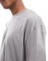 ASOS DESIGN oversized crew neck t-shirt in stone