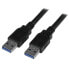 Фото #7 товара StarTech.com USB 3.0 Cable - A to A - M/M - 3 m (10 ft.) - 3 m - USB A - USB A - USB 3.2 Gen 1 (3.1 Gen 1) - Male/Male - Black