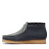 [26163259] Mens Clarks Originals Wallabee Boot 'Blue Combi'