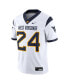 Men's 1 White West Virginia Mountaineers Game Jersey