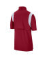 ფოტო #4 პროდუქტის Men's Crimson Alabama Crimson Tide Coach Short Sleeve Quarter-Zip Jacket