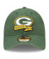 ფოტო #3 პროდუქტის Big Boys Green Bay Packers 2022 Sideline Adjustable 9TWENTY Hat