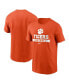 Фото #1 товара Men's Orange Clemson Tigers Football T-Shirt