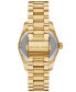 Women's Lexington Three-Hand Gold-Tone Stainless Steel Watch 38mm