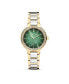 Фото #1 товара Women's Bretagna Collection Two-Tone Stainless Steel Bracelet Watch 34mm