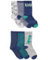 Kid 6-Pack Dinosaur Crew Socks 4-7