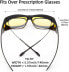 Фото #3 товара Bloomoak Polarized Night Glasses Anti-Glare UV400 Protection for Men Women Polarized Driving Fishing Golf (Night Vision Lens)