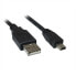 Фото #1 товара Sharkoon 4044951015566 - 1 m - USB A - Mini-USB B - USB 2.0 - Male/Male - Black