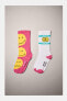 Pack of two pairs of smileyworld ® socks