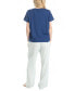 ფოტო #2 პროდუქტის Women's Vibes T-shirt/Voile pant