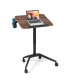 Фото #1 товара Pneumatic Standing Desk with Anti-fall Baffle and Cup Holder