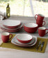 Фото #201 товара Colorwave Square 16-Pc. Dinnerware Set, Service for 4