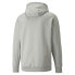 Puma The Neverworn Logo Pullover Hoodie Mens Grey Casual Athletic Outerwear 5345