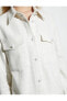 Фото #45 товара Gömlek Ceket Kapaklı Cepli İnci Düğmeli Metalik Sim Detaylı