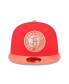 ფოტო #3 პროდუქტის Men's Red, Peach Brooklyn Nets Tonal 59FIFTY Fitted Hat