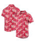 Фото #4 товара Men's Red St. Louis Cardinals Floral Linen Button-Up Shirt
