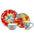 Фото #2 товара Blossom 16Pc Dinnerware Set, Service for 4