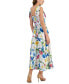 Women's Printed A-Line Midi Dress