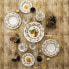 Фото #4 товара Плоская тарелка Queen´s By Churchill Assam Цветастый Керамика фаянс Ø 27 cm (6 штук)