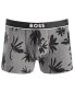 BOSS by Men's Trunk 24 Stretch Floral Trunks Серый, S - фото #1