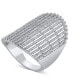 ფოტო #3 პროდუქტის Diamond Multirow Statement Ring (1-1/2 ct. t.w.) in 14k White Gold