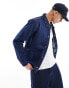 ONLY & SONS coach denim jacket in mid wash blue Синий, L - фото #1