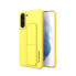 Silikonowe etui z podstawką etui Samsung Galaxy S21+ 5G Kickstand Case żółte