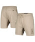 Фото #1 товара Men's Khaki Los Angeles Angels Neutral Fleece Shorts