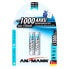 Фото #1 товара ANSMANN 1x2 NiMH Rechargeable 1000 Micro AAA 950mAh Batteries