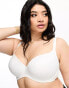 Фото #2 товара ASOS DESIGN Curve microfibre moulded t-shirt bra in white