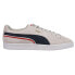 Фото #1 товара Puma Suede Triplex Logo Lace Up Mens Off White Sneakers Casual Shoes 381175-03
