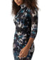 ფოტო #3 პროდუქტის Women's Gather Me Close Mock Neck Midi Dress