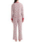 ფოტო #2 პროდუქტის Women's 2-Pc. Printed Drawstring Pajamas Set