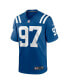 Men's Laiatu Latu Royal Indianapolis Colts 2024 NFL Draft First Round Pick Player Game Jersey Синий, 2XL - фото #3