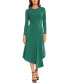 Фото #1 товара Women's Matte Jersey Asymmetrical Dress