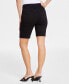 Фото #2 товара Women's High-Rise Denim Bermuda Shorts, Created for Macy's
