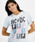 Juniors' AC/DC Distressed Tee